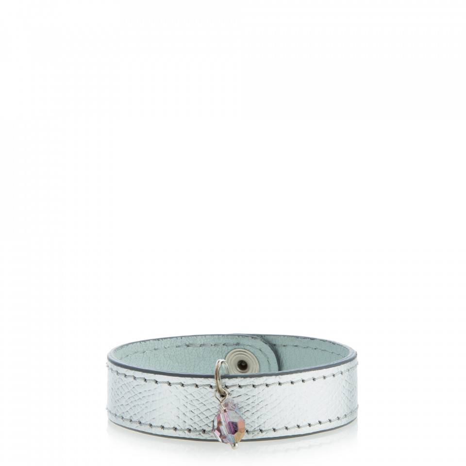 Жіночий браслет з кристалами Swarovski VIF Срібний 247335