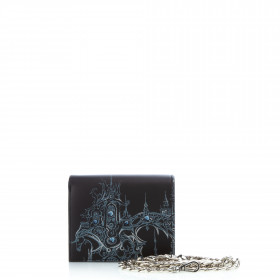 Жіноче портмоне з кристалами Swarovski VIF чорний 251711