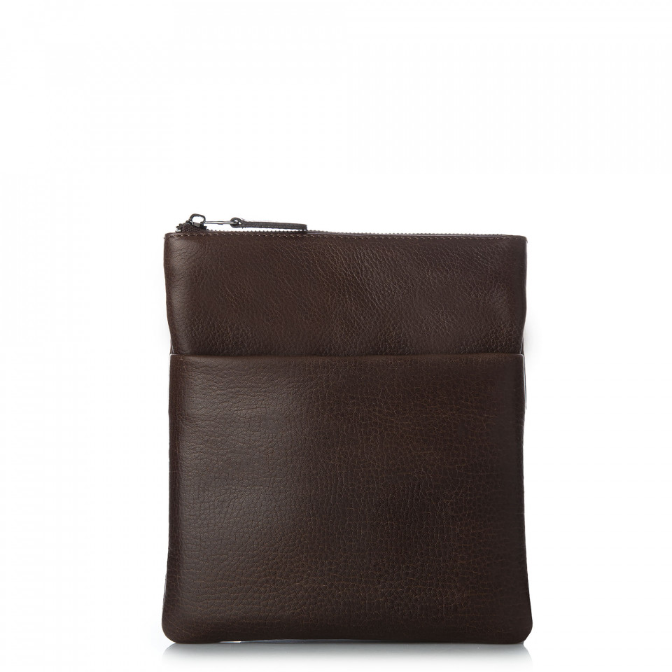 Мини-сумка мужская VIF коричневый темный 254851