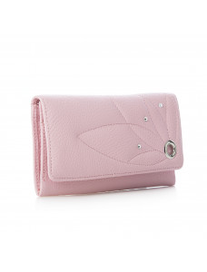 Жіноче портмоне з кристалами Swarovski VIF Рожевий 255626