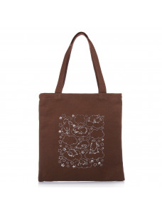 Текстильна сумка VIF темний коричневий 257908