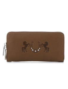 Жіноче портмоне з кристалами Swarovski VIF Рудий 265125 Жіноче портмоне з кристалами Swarovski VIF Рудий 265125