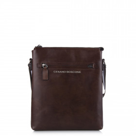 Мини-сумка мужская Cesano Boscone коричневый темный 355409