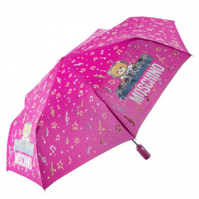 Зонт автомат Moschino Розовый 782003