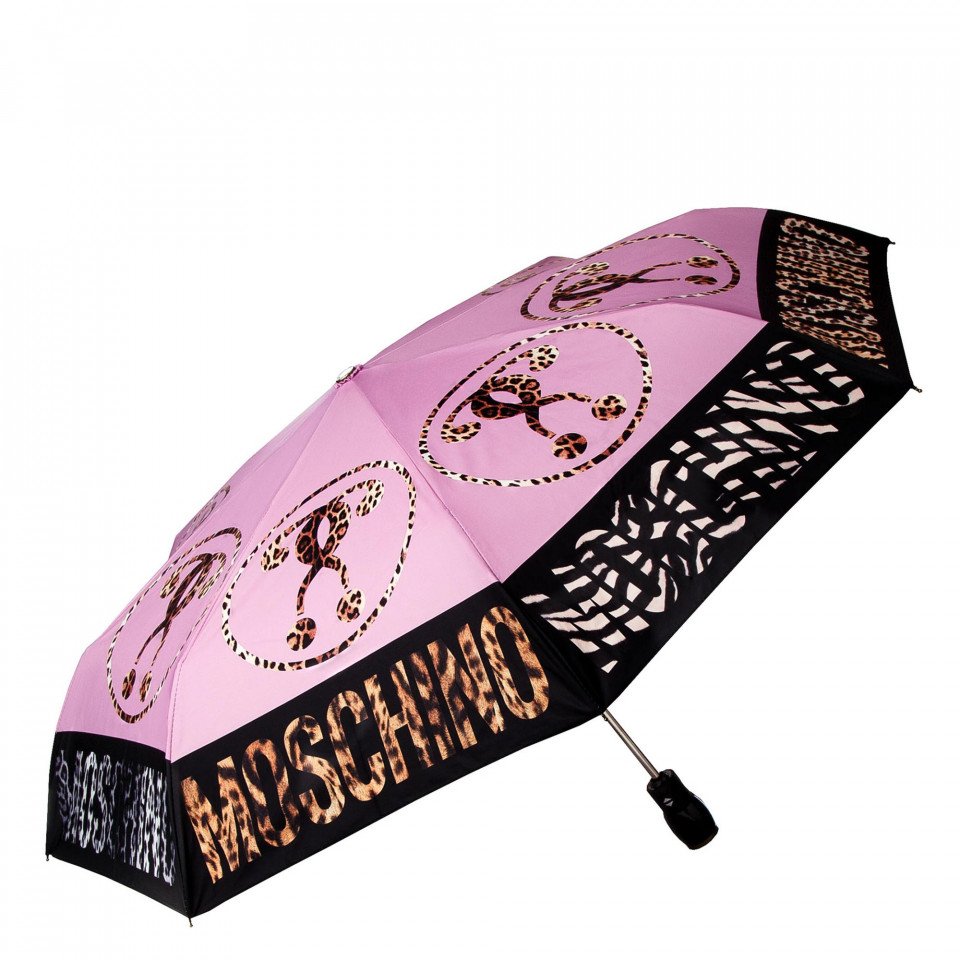 Зонт автомат Moschino Розовый 784357