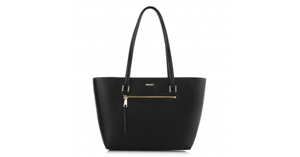 №849 DKNYブラックメルトン素材ダブルPコートキングサイズ48R Сумка женская DKNY Черный 793028