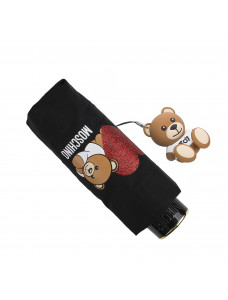 Зонт механика женский Moschino Черный 795507