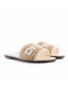 Шлепанцы женские DKNY Бежевый 796408