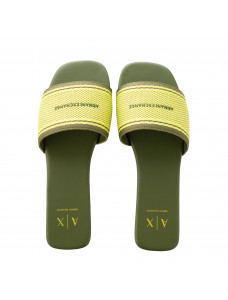 Шлепанцы женские A|X Armani Exchange Зеленый 796498