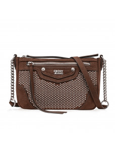 Мини-сумка женская DKNY Коричневый 797368