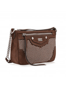 Мини-сумка женская DKNY Коричневый 797368