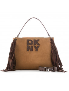 Мини-сумка женская DKNY Рыжий 797370